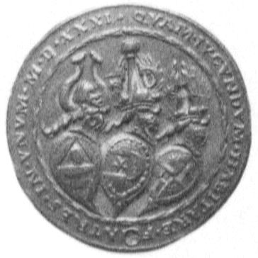 Drei Patrizier: Heinrich Ribisch, Georg Hermann, Konrad Maier