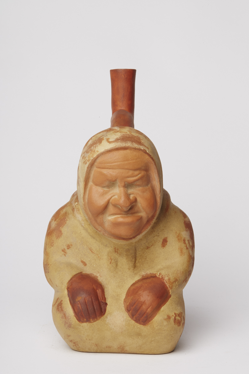 Ceramic Vessel in the Shape of a Crouching Peasant Woman