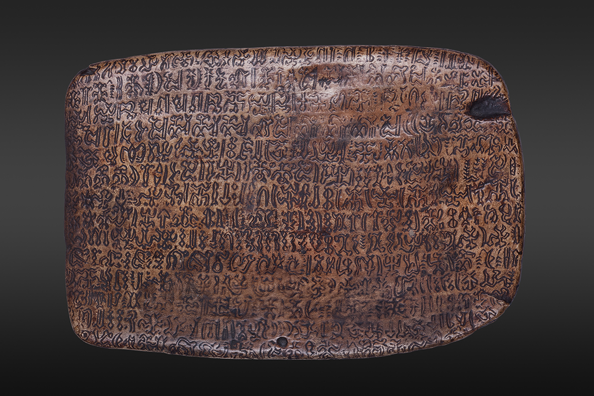 Tablet from Easter Island with Inscriptions