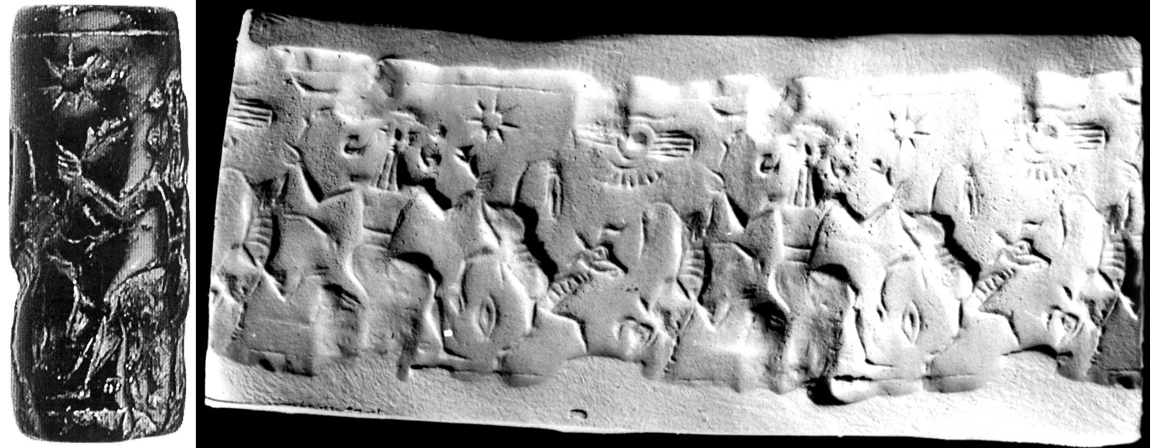 Cylinder Seal or Seal Impression