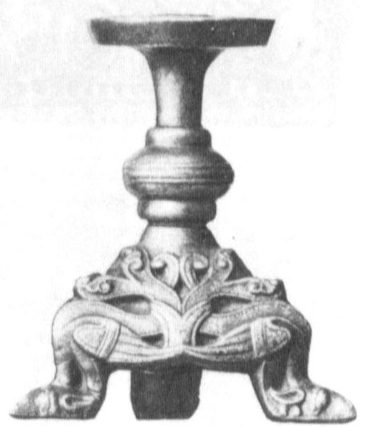 Candelabra on Three Birds' Bodies