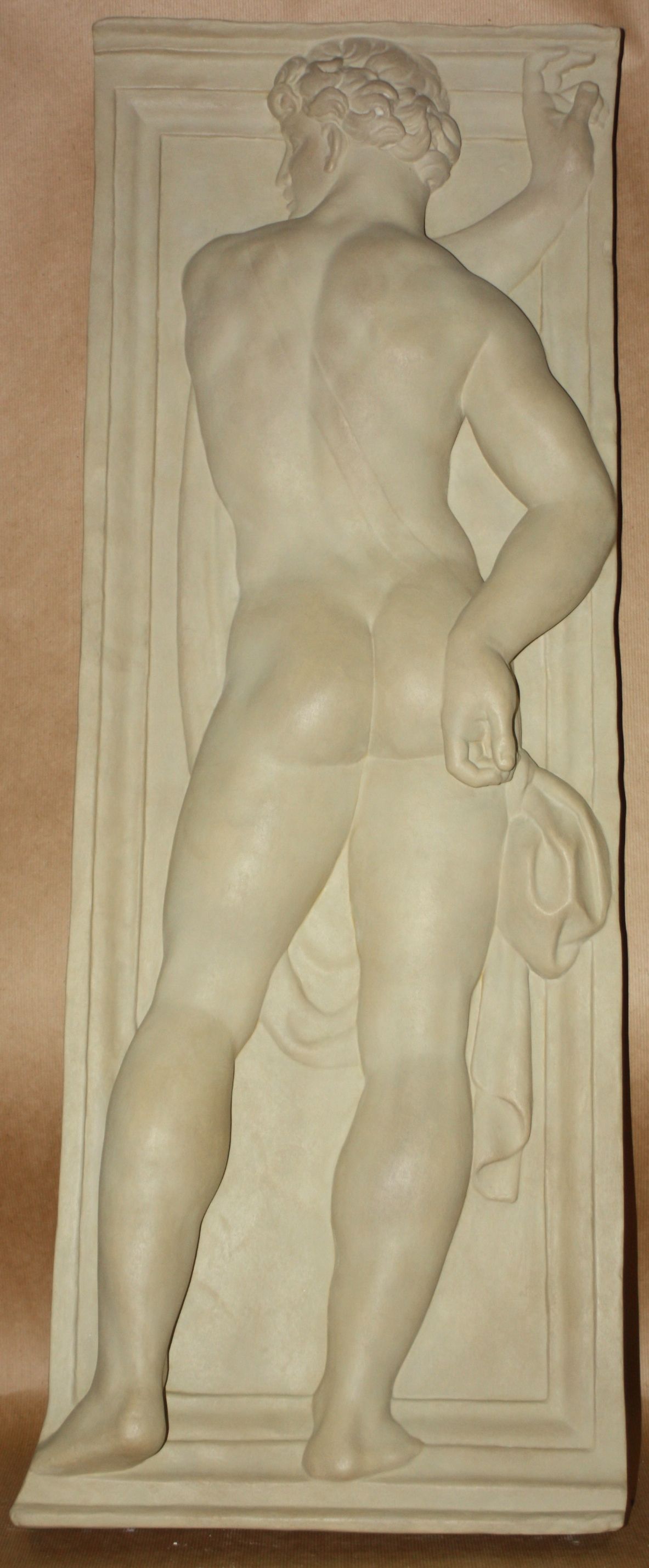 Männliche Rückenfigur