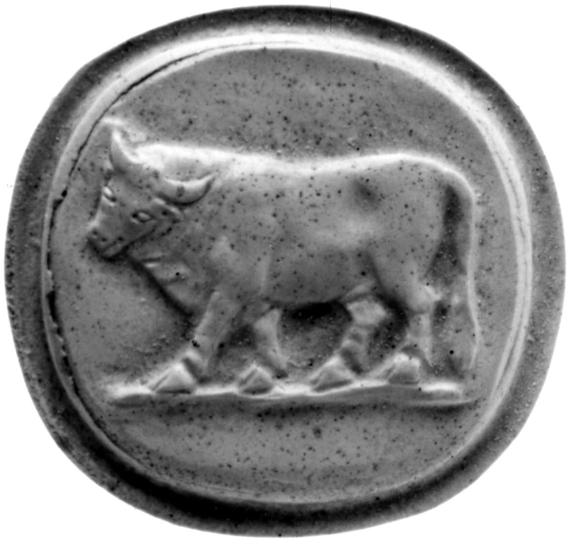 Cameo depicting a Bull
