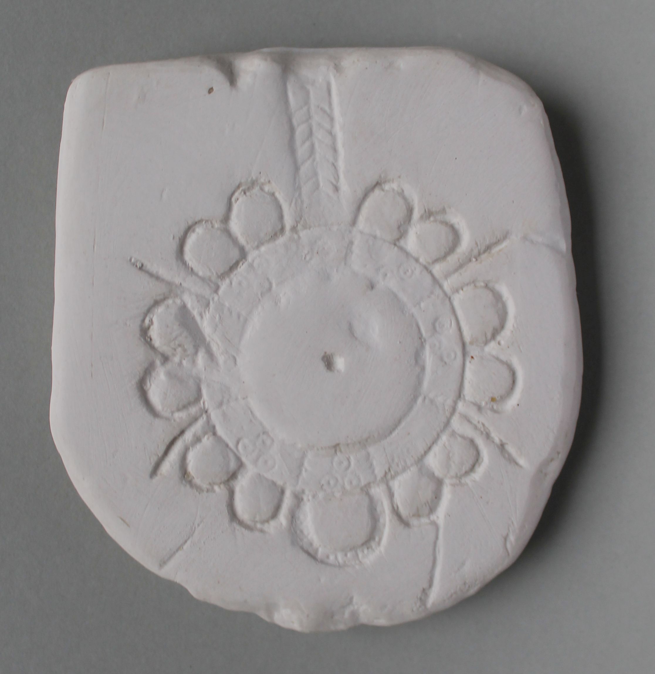 Goldschmiedeform für eine Rosette