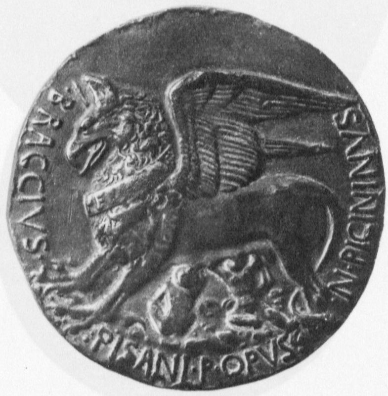 Griffin with Two Infants (Reverse of R-04214)
