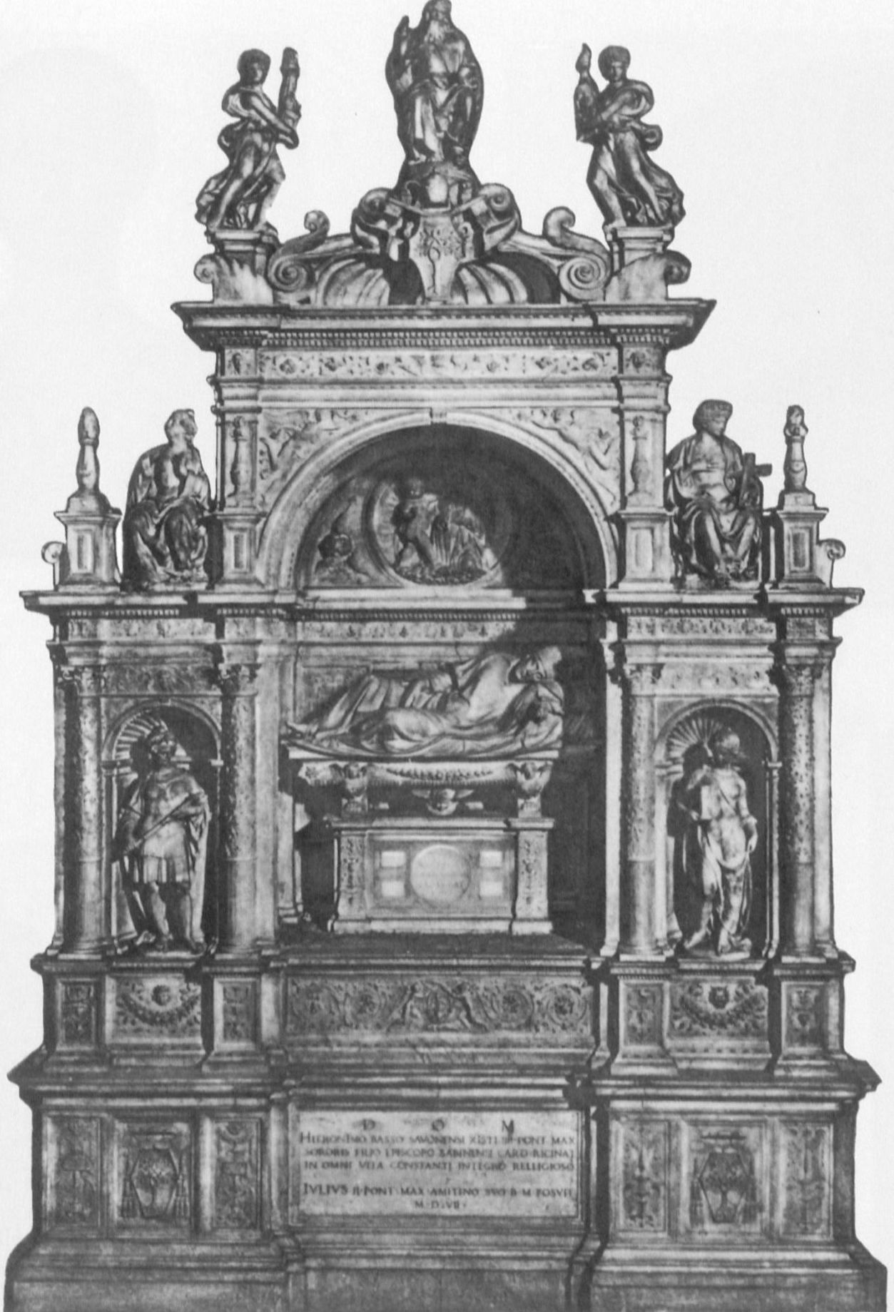 Monument of Cardinal Girolamo Basso della Rovere