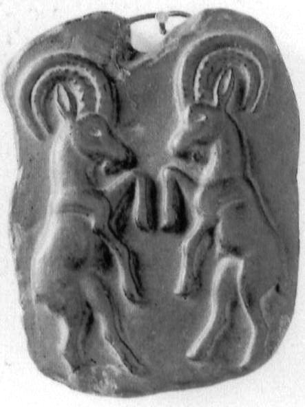 Doppelseitige Prunkschminktafel (Fragment)