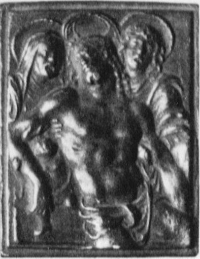 Maria und Johannes mit dem toten Christus