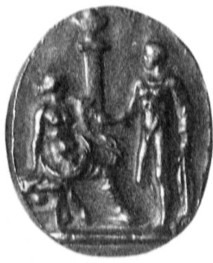 Ceres und Triptolemus