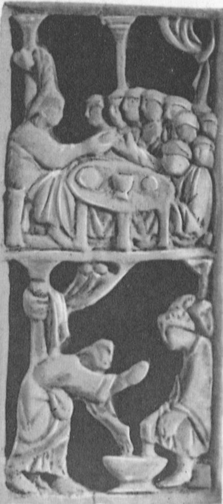 Abendmahl; Fußwaschung (Buchdeckel)